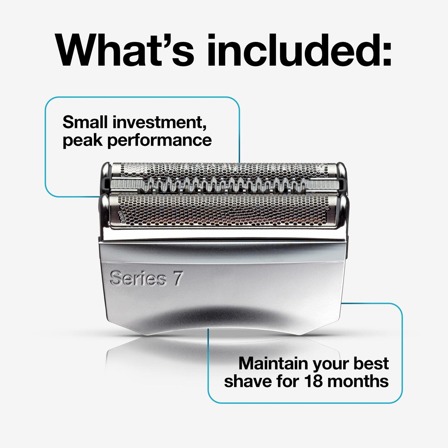 Braun Series 7 70S Electric Shaver Head Replacement Cassette – Silver,(Pack of 10)