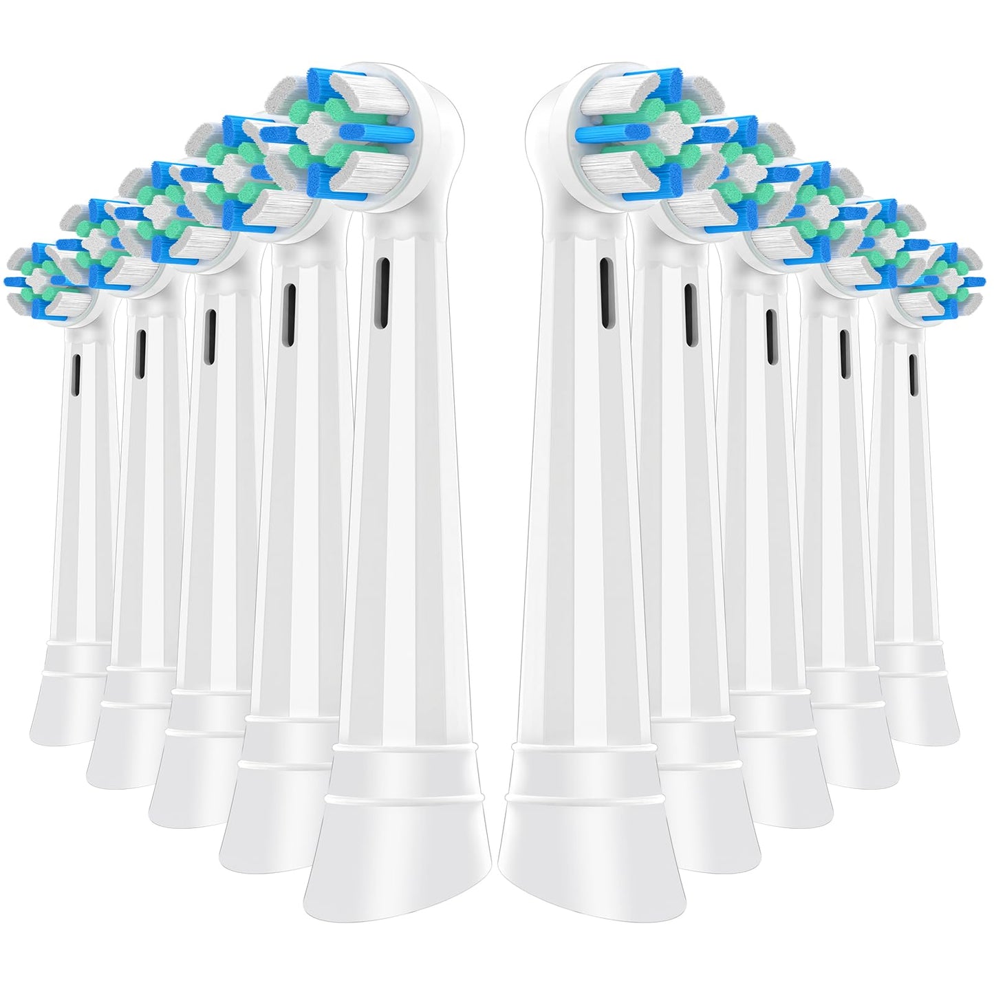 Glocusafety IO Replacement Heads Compatible with Oral B iO,Electric Toothbrush Replacement Brush Heads for iO Series,Pack of 10