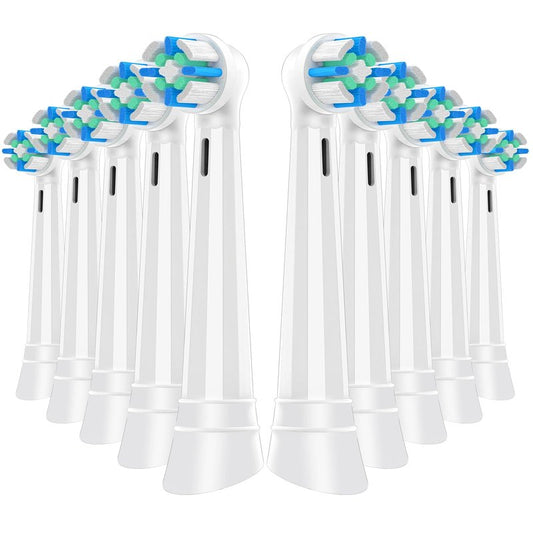 Glocusafety IO Replacement Heads Compatible with Oral B iO,Electric Toothbrush Replacement Brush Heads for iO Series,Pack of 10