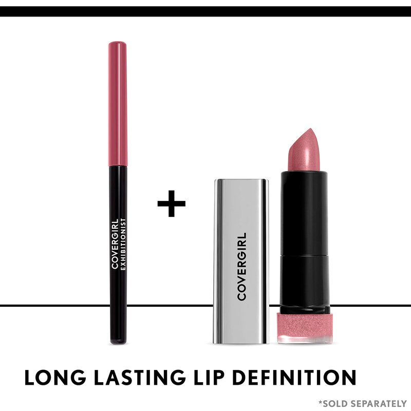 COVERGIRL Exhibitionist Lip Liner Uncarded, Garnet Red 225, 0.012 Ounce (Pack of 4)