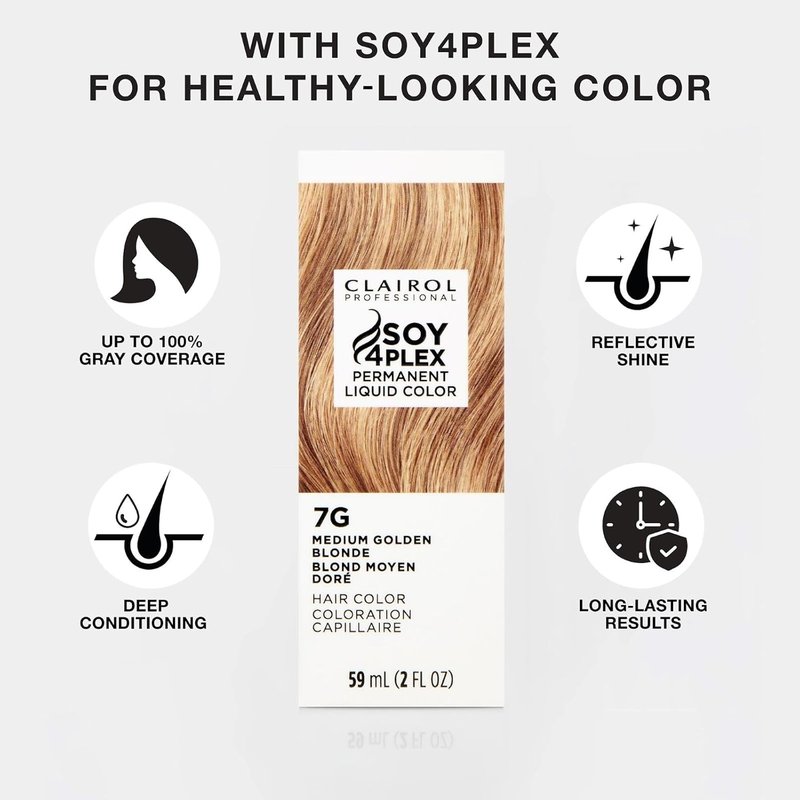 Clairol Professional Permanent Liquicolor - Light Blonde Hair Color with 100% Gray Coverage | Long-Lasting Formula
