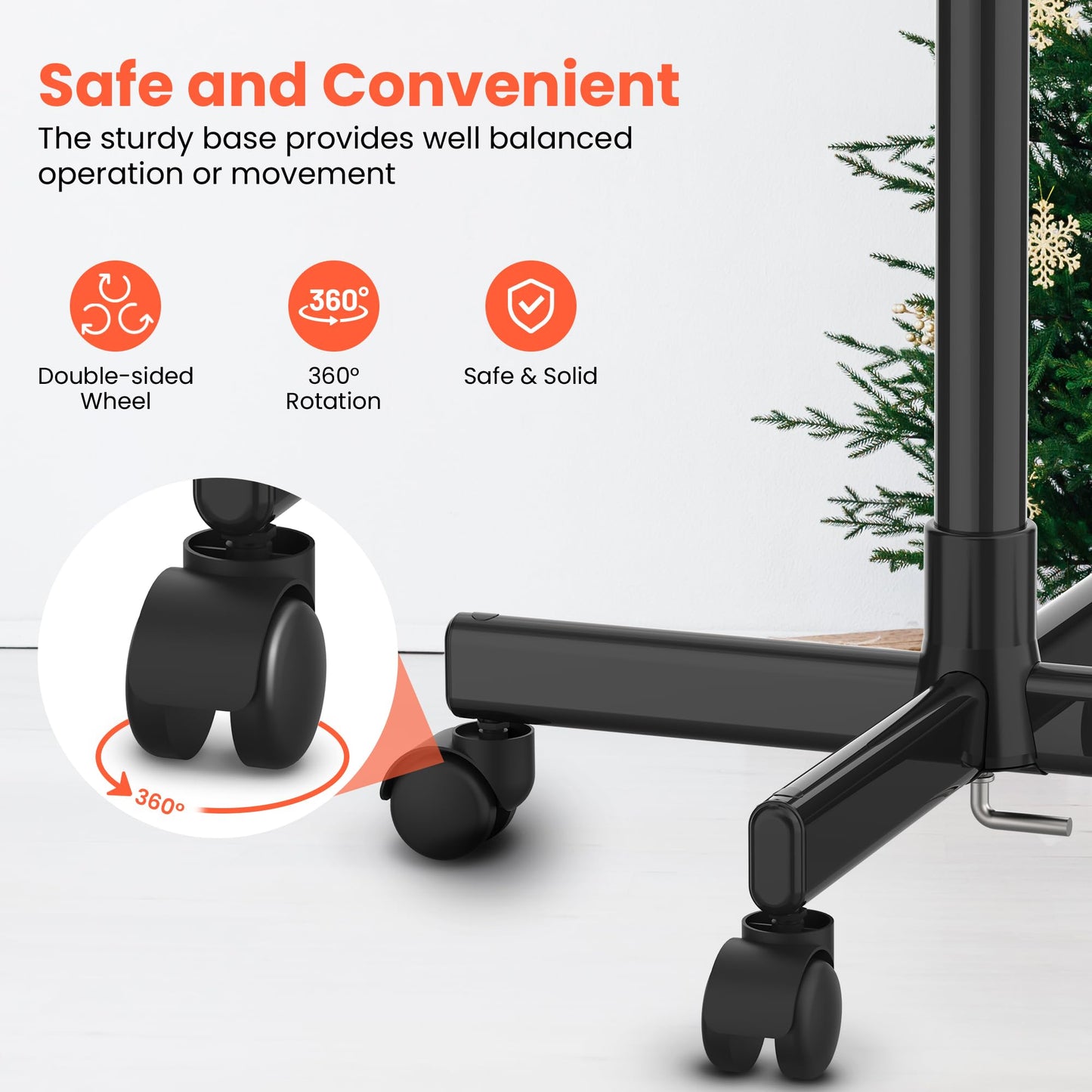 TASALON Salon Tray on Wheels: Premium, Adjustable Height