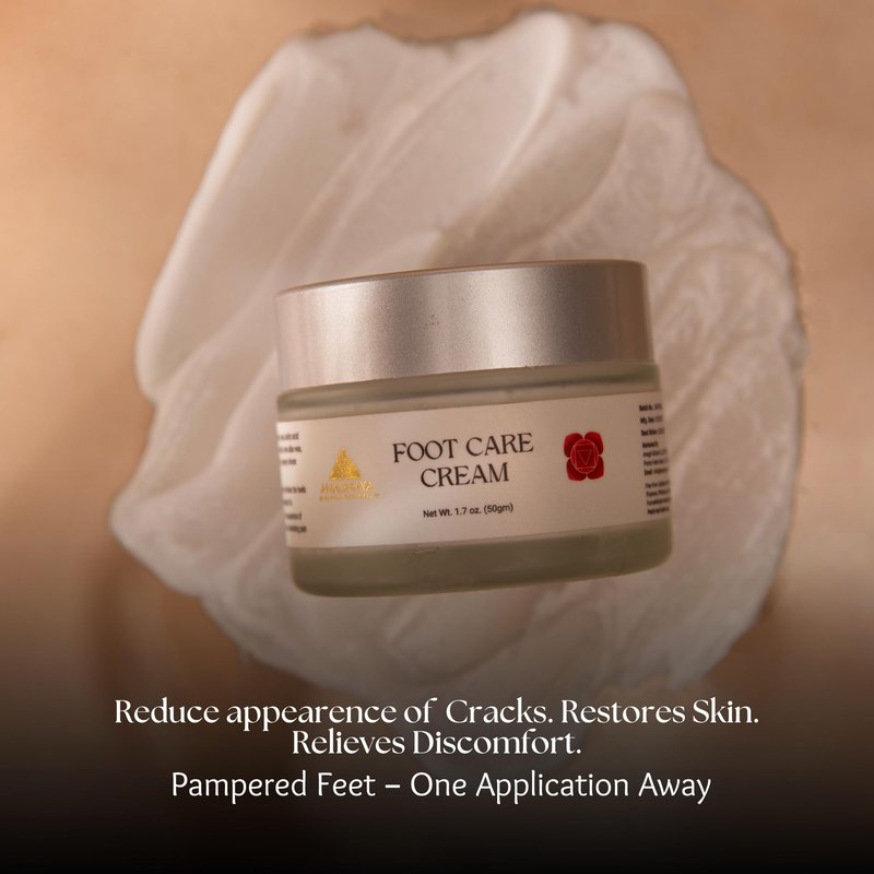Foot Cream for Dry, Cracked Heels & Feet – 1.76 Oz, Ayurvedic Heel Repair Cream with Jaatyadi Oil, Urea & Lactic Acid – Moisturizing Damaged Heels and Repair & Soften Rough Skin