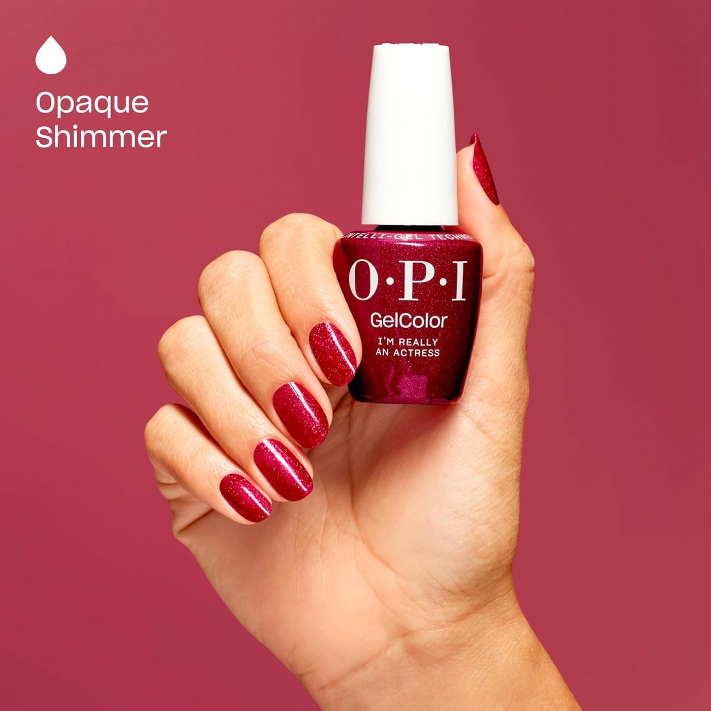 OPI GelColor Gel Nail Polish - Red Shades | Salon-Quality Shine & Long-Lasting Wear | 0.5 Fl Oz