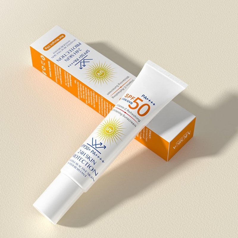 Sunscreen for Face, UV Defense Hydro Calming Sunscreen, SPF 50+, with Vitamin C, Moisturizing Daily Protection for Sensitive Skin, 0.88 Fl Oz
