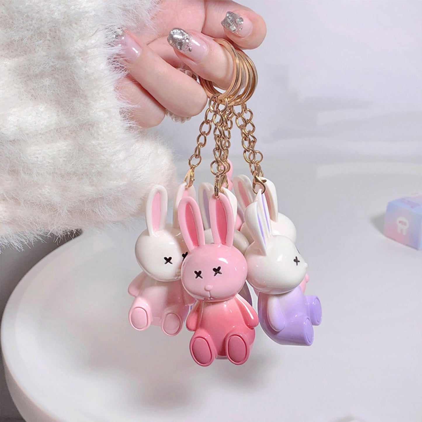 Cute Rabbit Lip Gloss Set - Hydrating Jelly Lipsticks | Moisturizing, Waterproof, Long-Lasting 3-Piece Collection