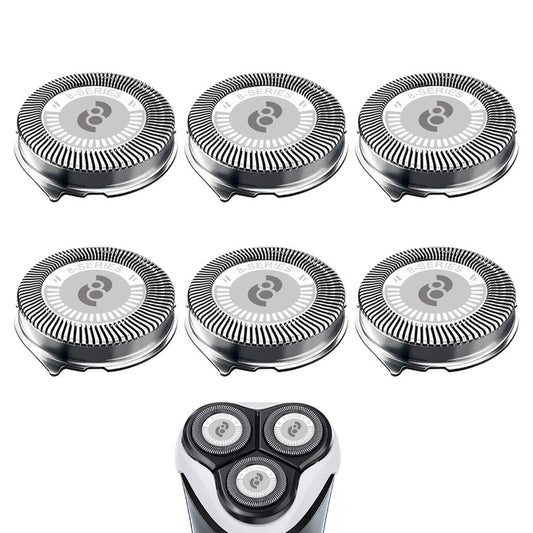 HQ8 Replacement Heads for Philips Norelco Aquatec Shavers, 6-pc Pack