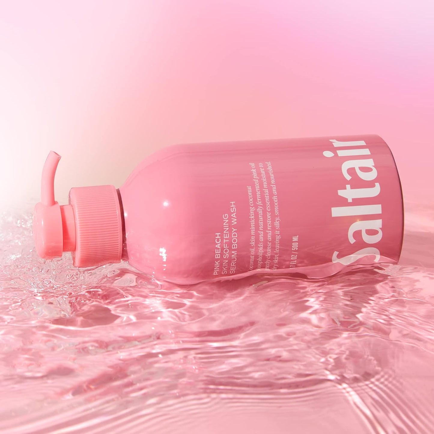 Saltair Body Wash - Pink Beach Scent | Nourishing Formula, 17 Fl Oz