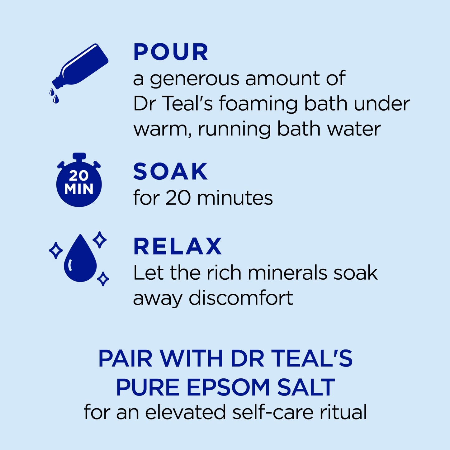 Dr Teal's Foaming Bath, 34 fl oz (Pack of 2)