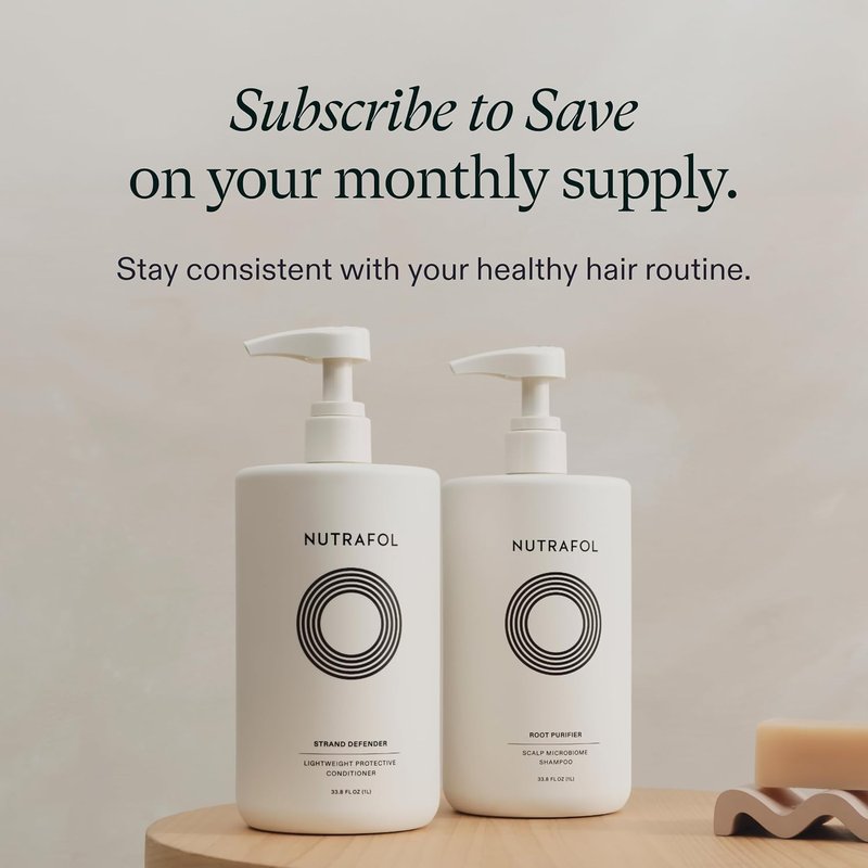 Nutrafol Shampoo - Hydrating Formula for Thinning Hair | Improves Volume & Strength, Color Safe, Sulfate Free