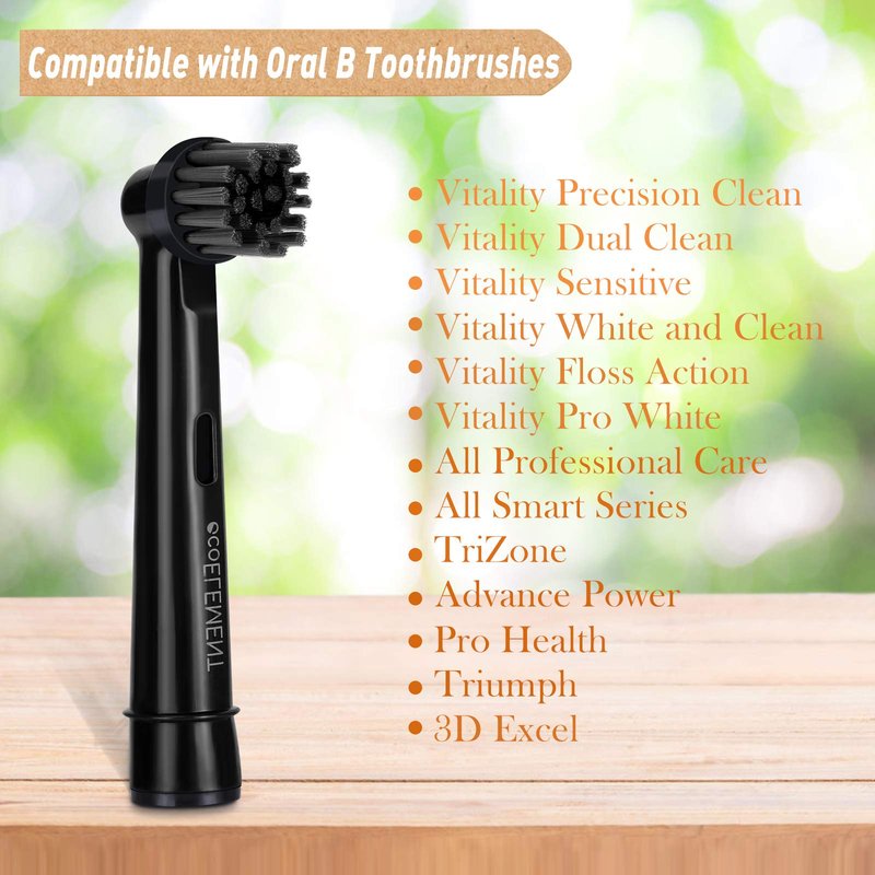 Replacement Toothbrush Heads - ecoELEMENT 8 Pack Electric Toothbrush Heads Brush Heads