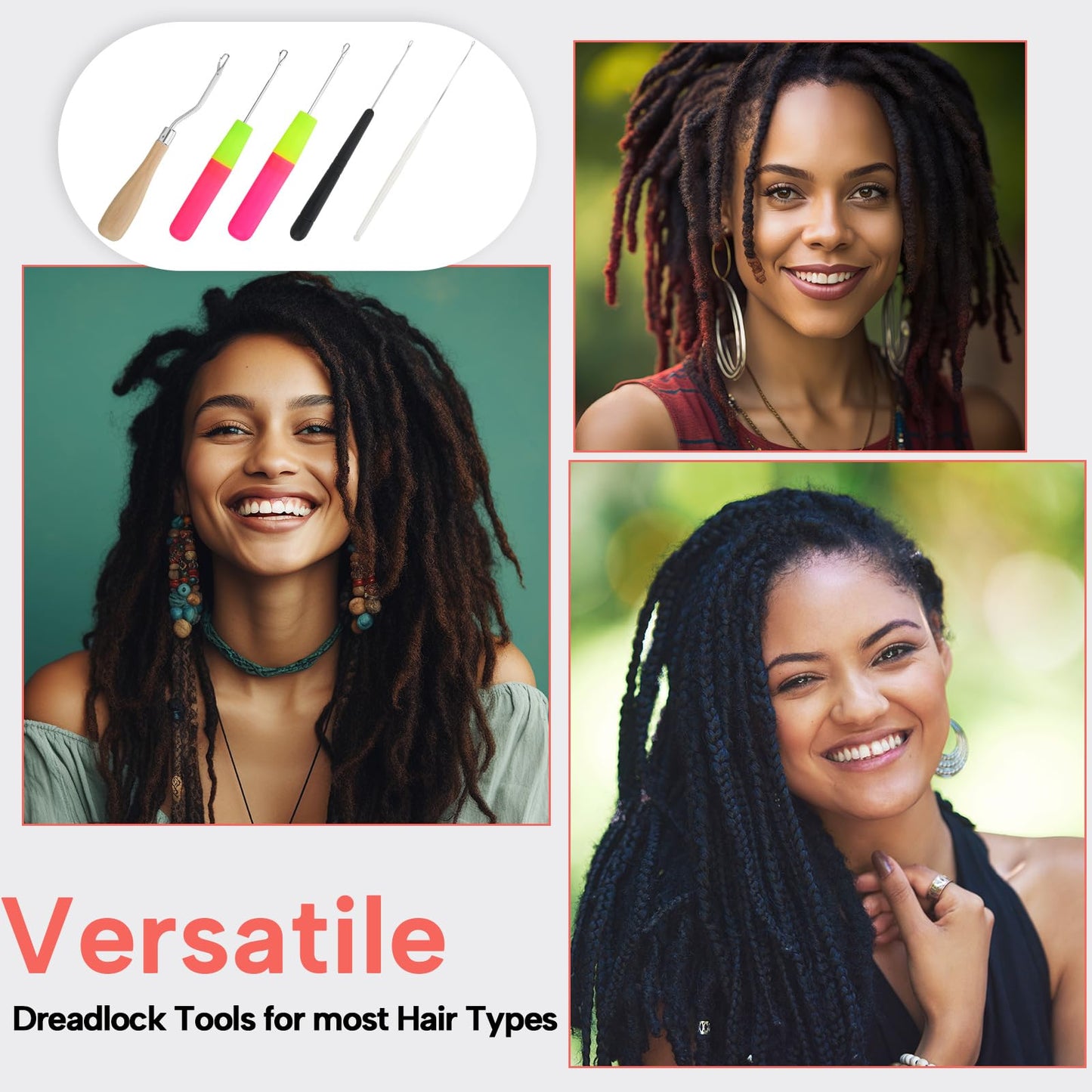 Suncalla 14 Pcs Braided Wig Cap Set Includes Crochet Wig Cap with Baby Hair 26 Inch Black Braiding Hair Pre Stretched Crochet Hooks, Glueless for Black Women Making Synthetic Braids Cornrow Extensions