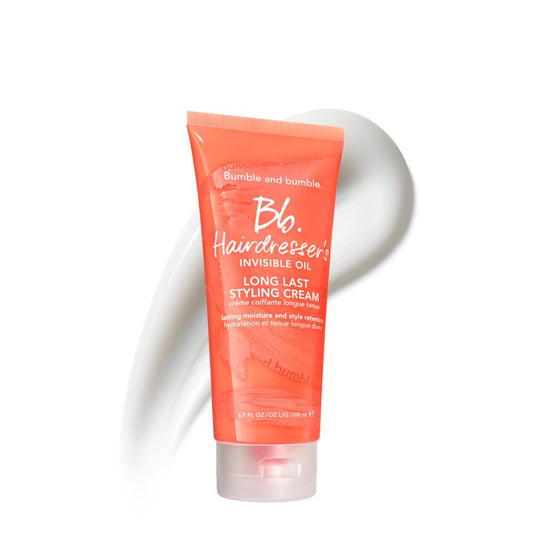 Bumble and bumble. Hairdresser's Invisible Oil Long Last Styling Cream | Hydrating Anti Frizz Color Safe | For All Curly Wavy Straight Hair Types | With Argan, Coconut + Grapeseed Oil