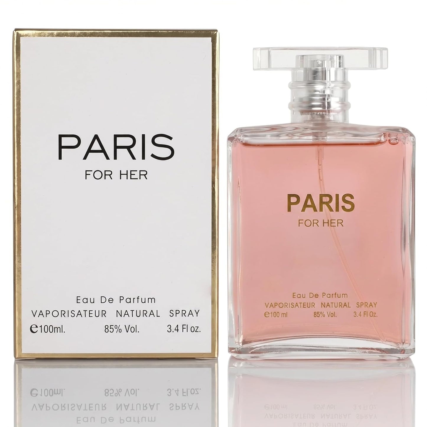 Sandora Fragrances Perfume for Women - Elegant Floral Eau De Parfum | Orange, Jasmine, Patchouli, Vanilla - 3.4 fl oz