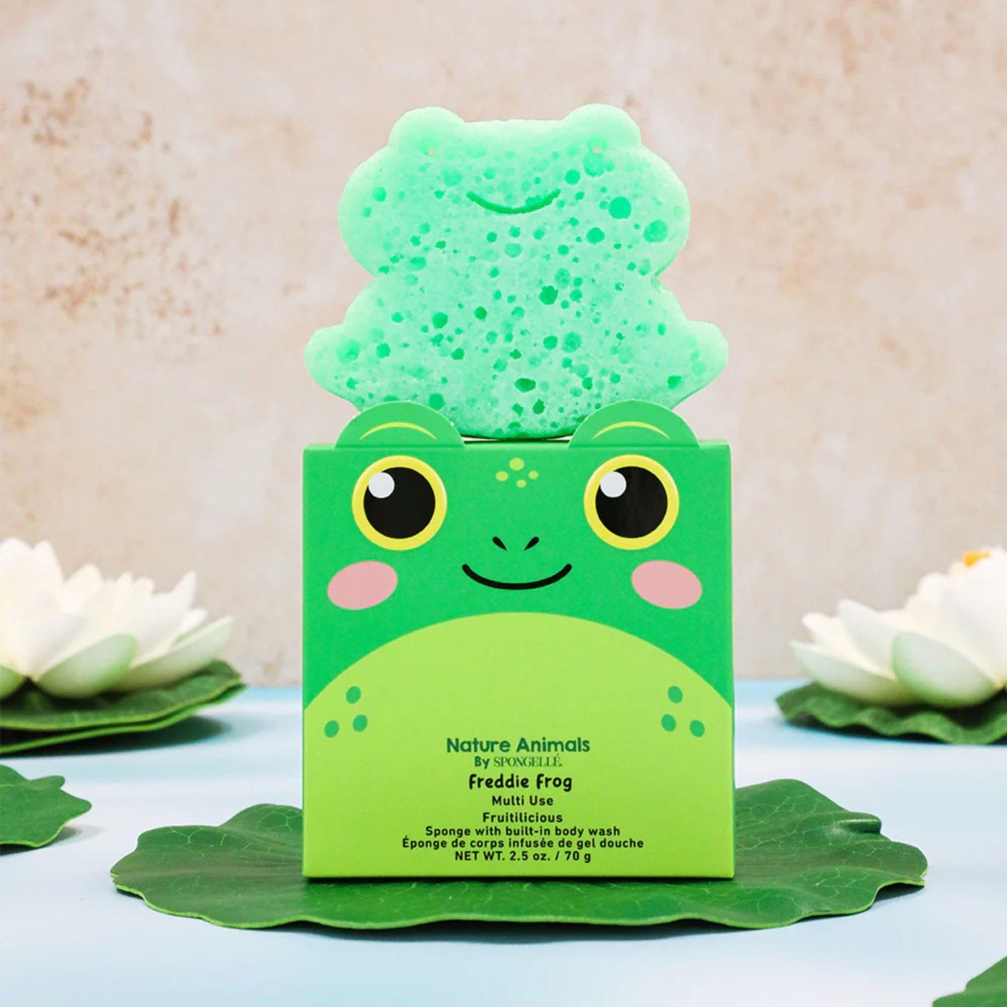 Spongelle Sea Animals Walter Whale, Sammy Shark and Freddie Frog Buffer Bundles