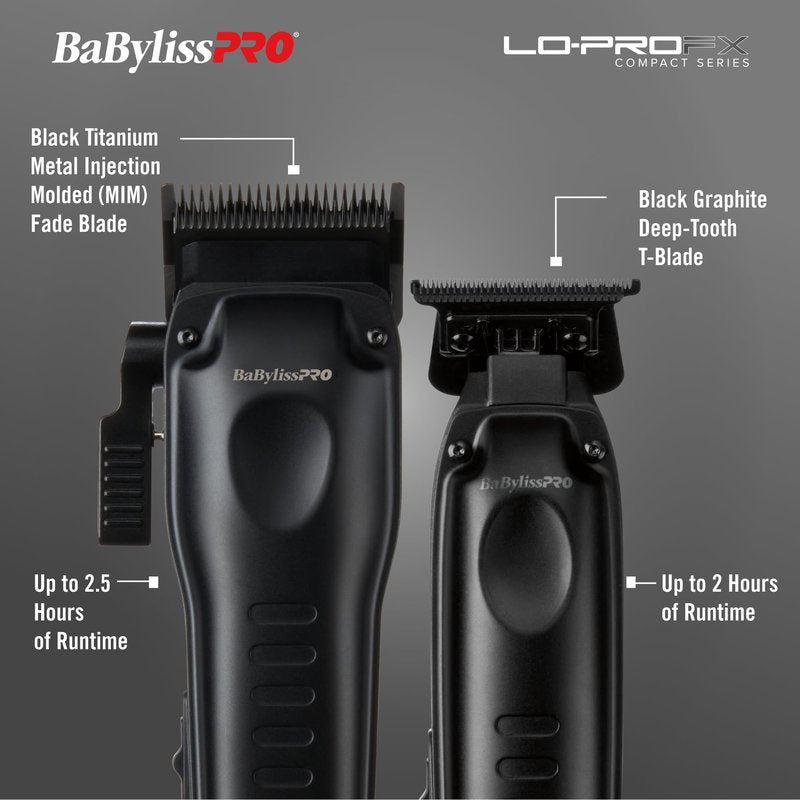 BaBylissPRO High Performance Compact LOPROFX Clipper and Trimmer Prepack