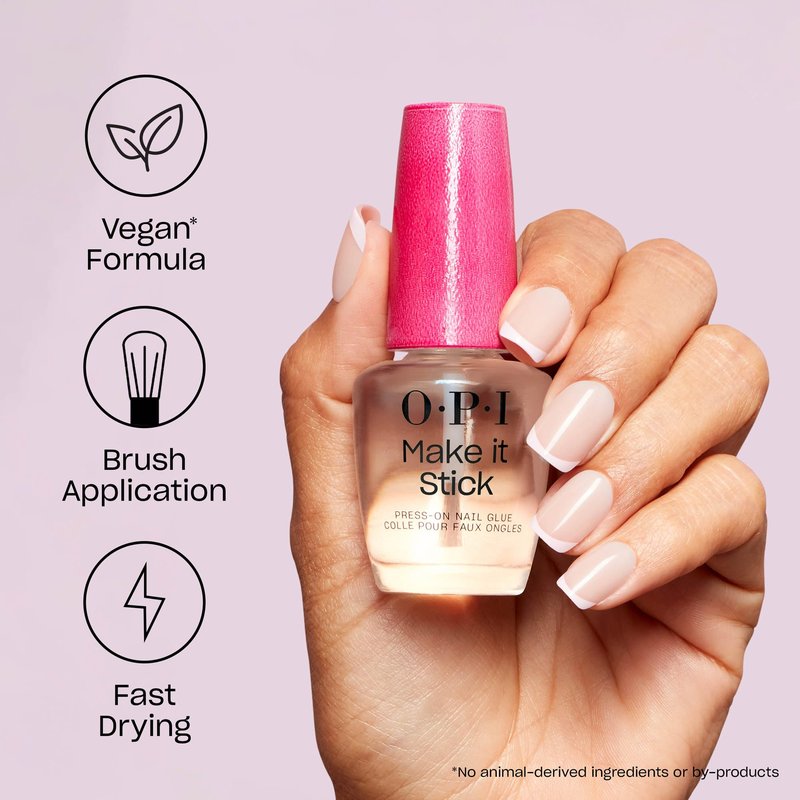 OPI Make It Stick Nail Adhesive Glue | 0.5 Fl Oz - 15 mL