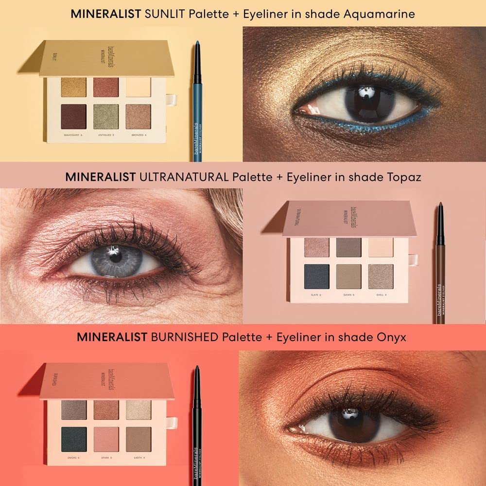 bareMinerals Mineralist Lasting Eyeliner, Garnet, Vegan, Cruelty-Free & Dermatologist-Tested