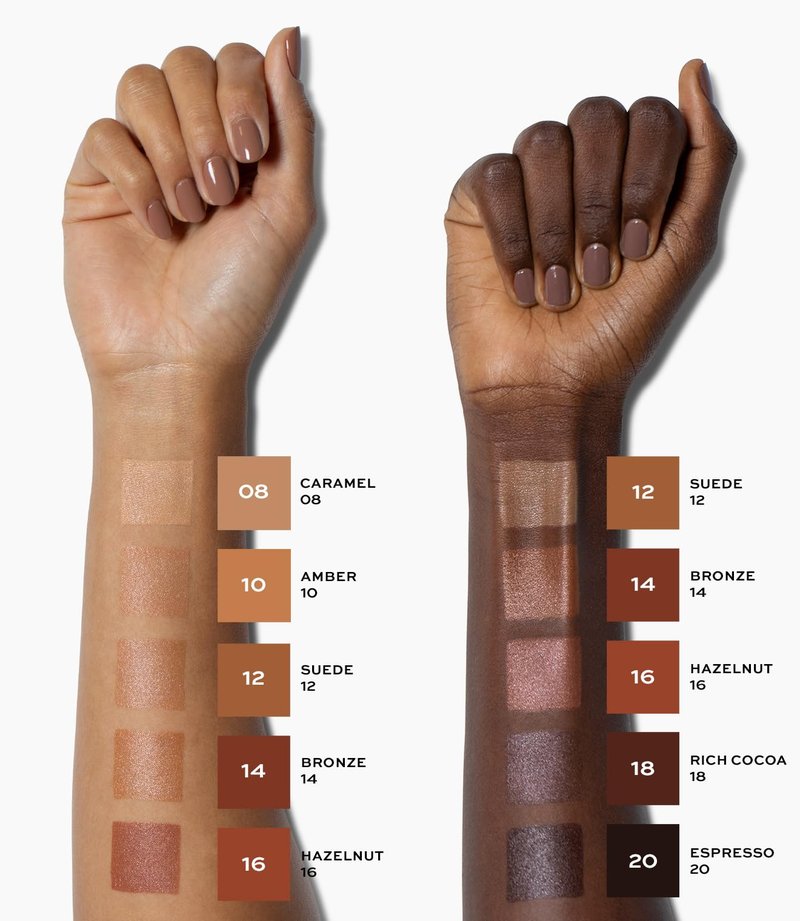 MAKE Beauty Skin Tint – Sheer to Medium Coverage with a Natural Radiant Finish. Lightweight, Smoothing Formula with Niacinamide and Adenosine. Diffusion Dew – 02 Neutral
