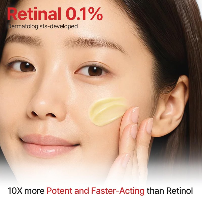 Dr.Different VITALIFT-A Forte Retinal 0.1% | Intensive Anti-Aging Cream for Wrinkle Reduction & Firming - 0.7oz