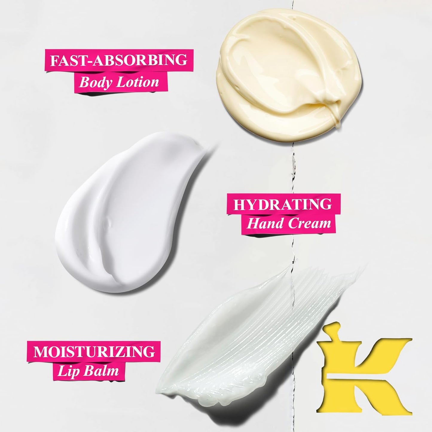 Kiehl's Body Care Routine Gift Set - Moisturizing Hand Lotion, Body Cream & Lip Balm | For Dry Skin, Unisex