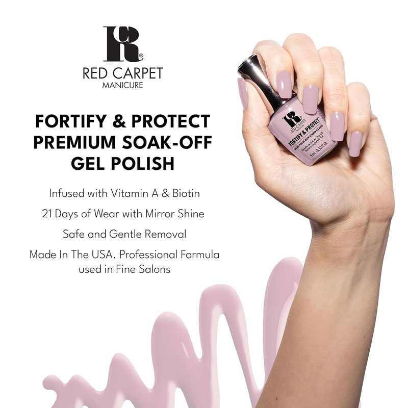 RC Red Carpet Manicure Purify Gel Cleanser - Removes Tacky Residue, Skin-Safe Formula | 4 Fl. Oz.