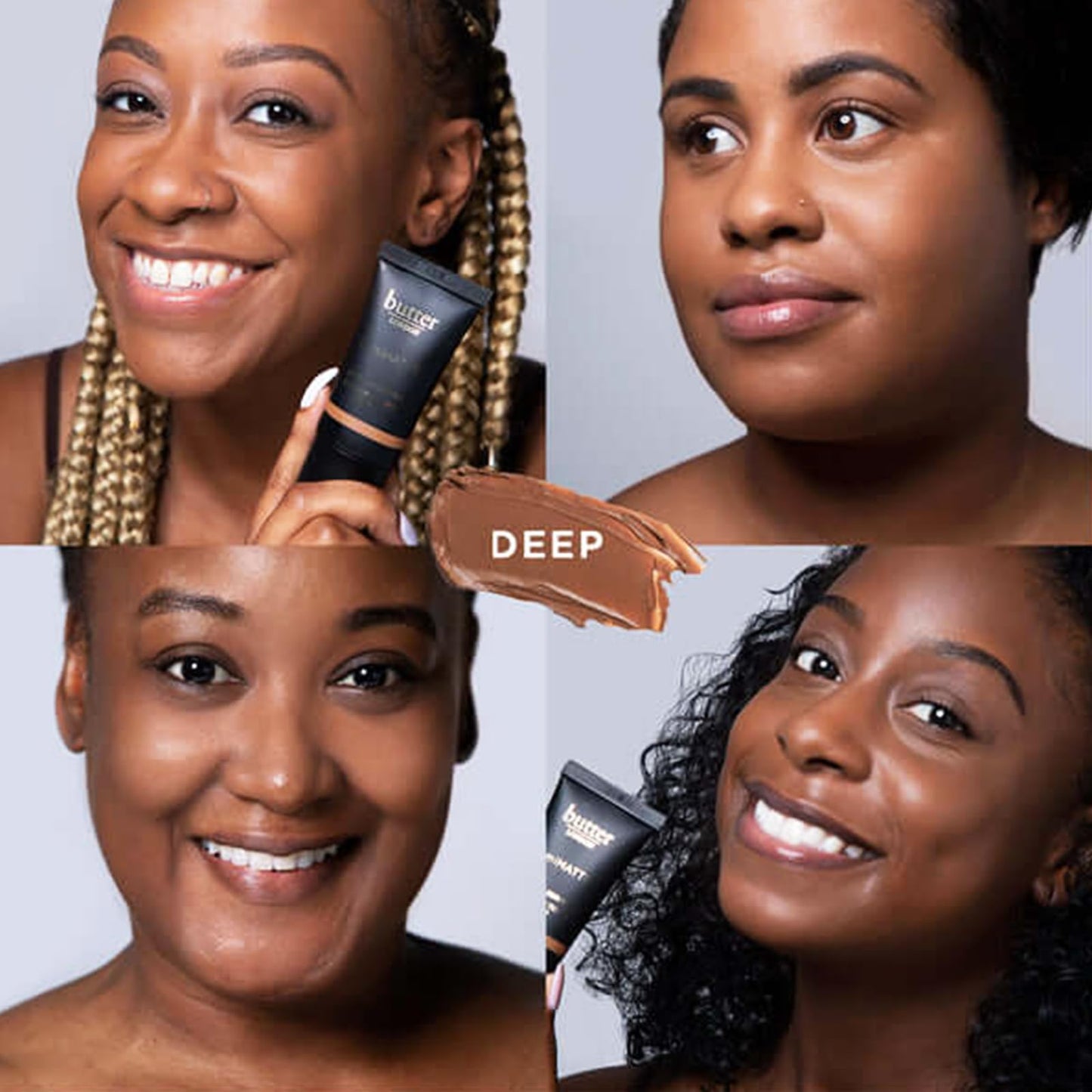 butter LONDON LumiMatte Blurring Lightweight Skin Tint, Brightens Skin Tone, Light to Medium Coverage, Cruelty-Free, Oil-Free, Vegan, Deep