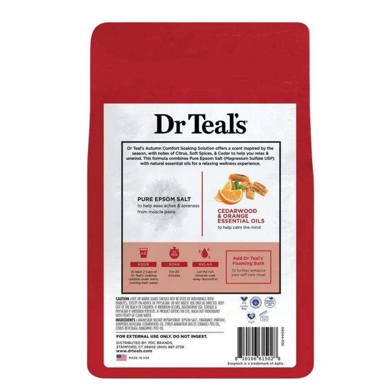 Dr Teal's Honey Blossom Pure Epsom Salt Soak and Foaming Bath (Honey Blossom)