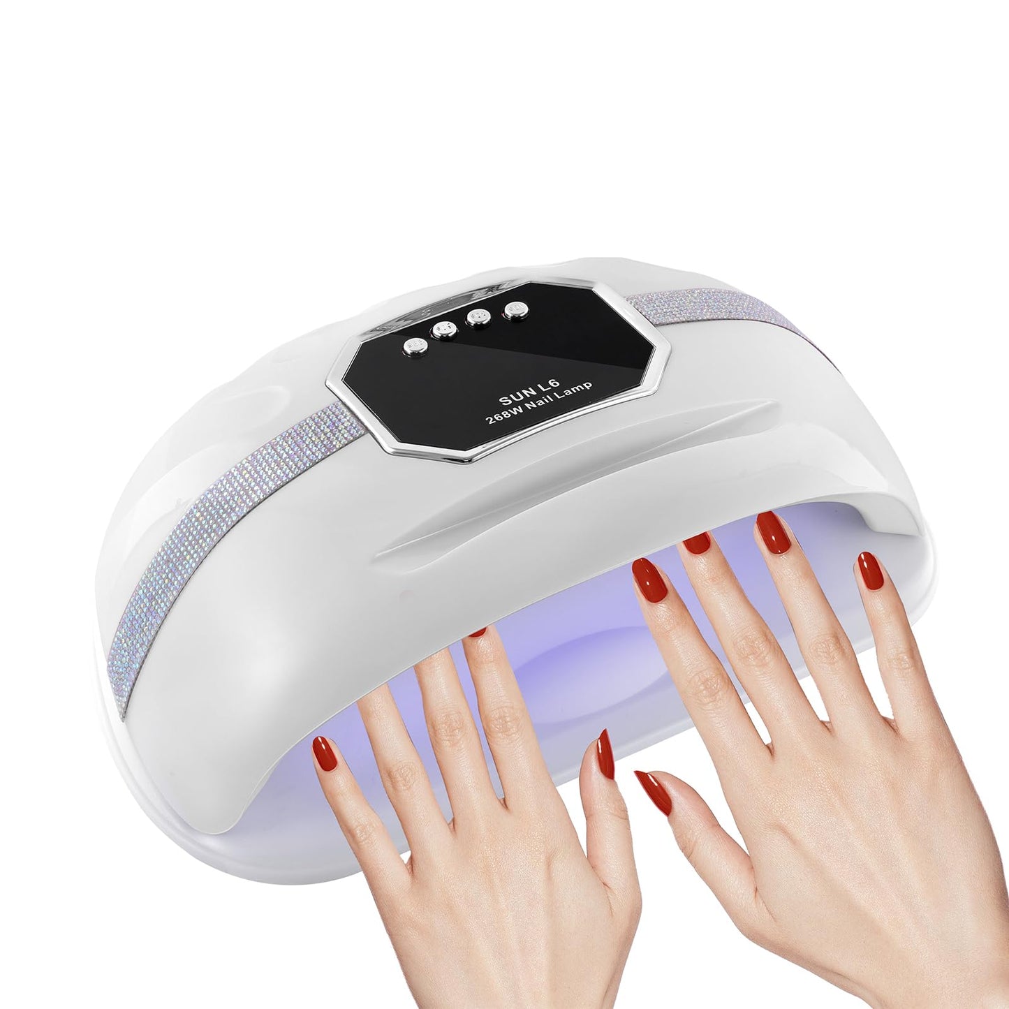 Riuotazi 268W UV LED Nail Lamp for Two Hand