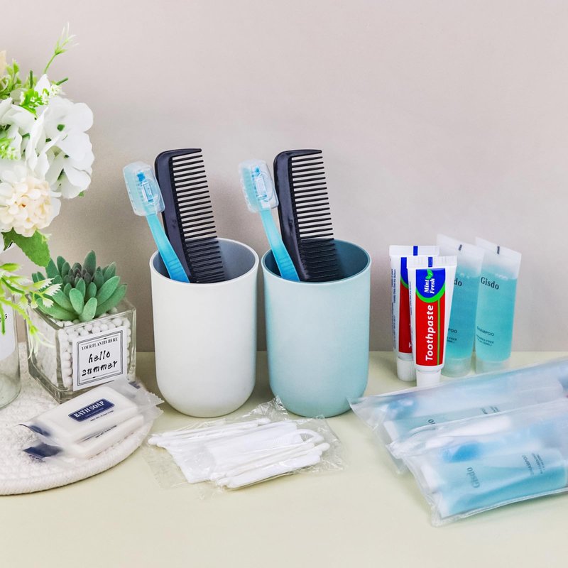 Gisdo 30 Travel Hygiene Kit Bulk Toiletry Kits Homeless Personal Hygiene Kit Bulk Homeless Care Package Travel Toiletry Kit Homeless Hygiene Kit Bulk Disposable Toiletry Kit(10-IN-1)
