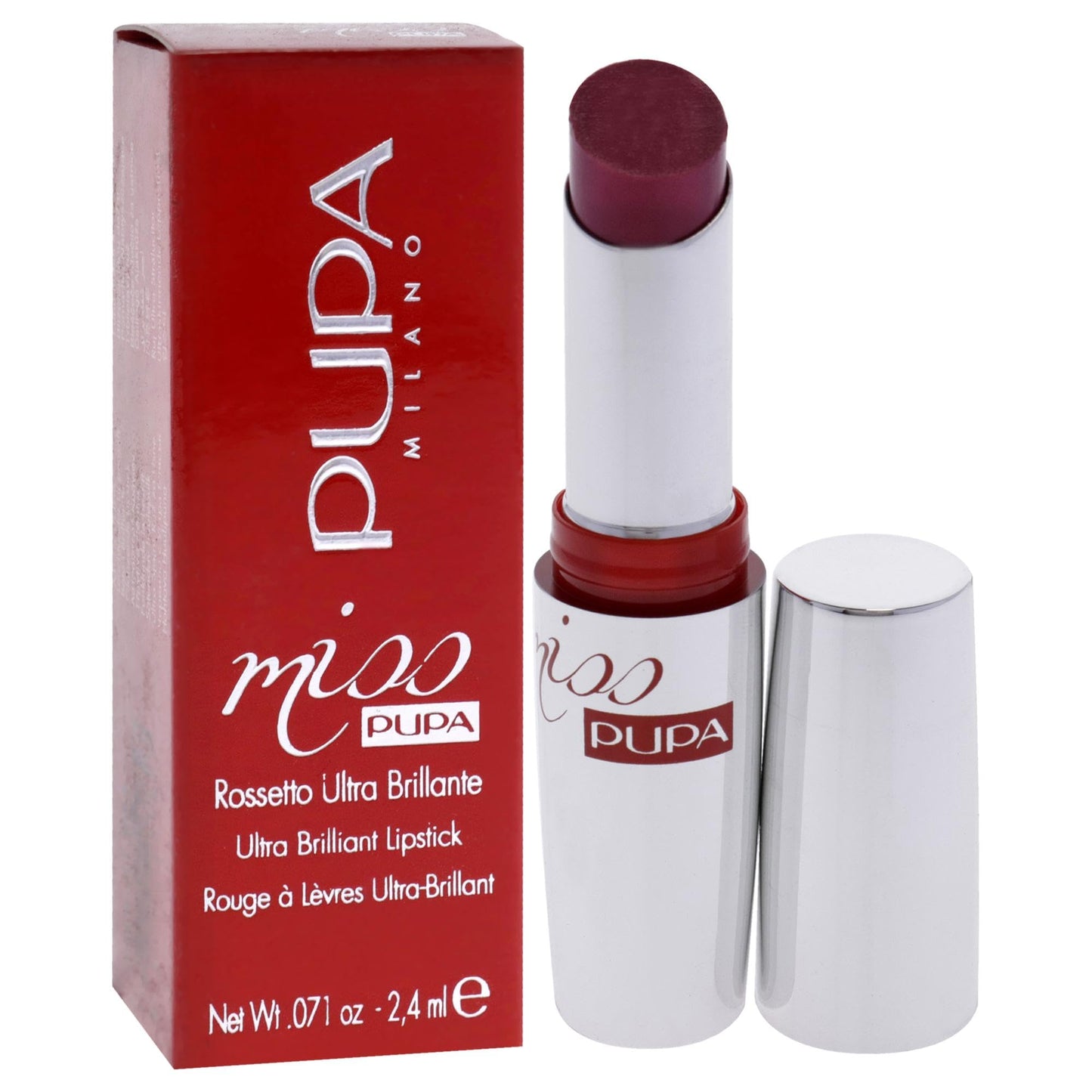 Miss Pupa Ultra Brilliant Lipstick - 205 Timeless Rose by Pupa Milano for Women - 0.071 oz Lipstick