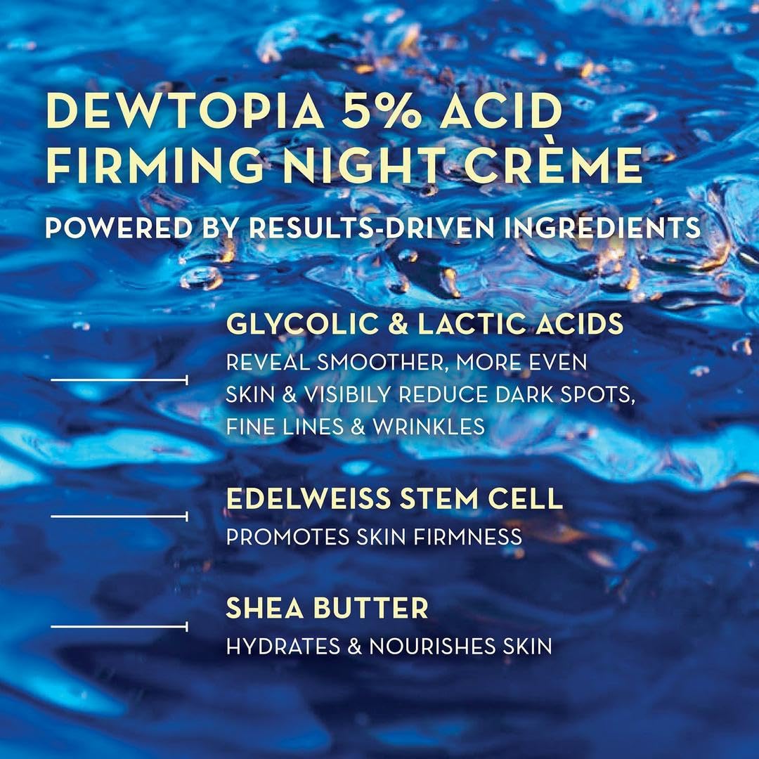 OLEHENRIKSEN Dewtopia 5% AHA Firming Night Cream - Hydrating Anti-Aging Formula for Glowing Skin