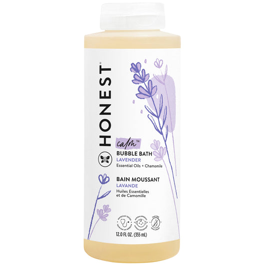 The Honest Company Bubble Bath, Hypoallergenic, Lavender Calm, 12 fl oz