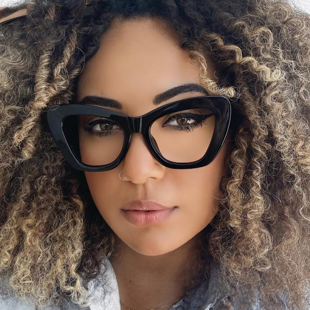 TYUVIVO Fashion Cat Eye Sunglasses Women Vintage Luxury Sun Glasses UV400 Oversized Eyewear,Green clear,One size