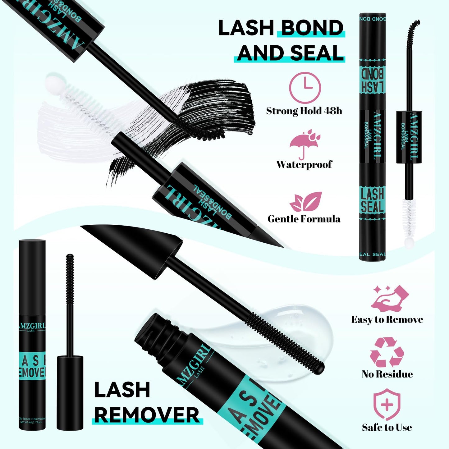 Lash Extension Kit 144pcs Lash Clusters Kit D Curl Eyelash Extension Kit with Lash Bond and Seal Waterproof Lash Glue Remover Lash Tweezers for Lash Clusters Eyelash Clusters Kit (Dusk, D-10-18mm Kit)