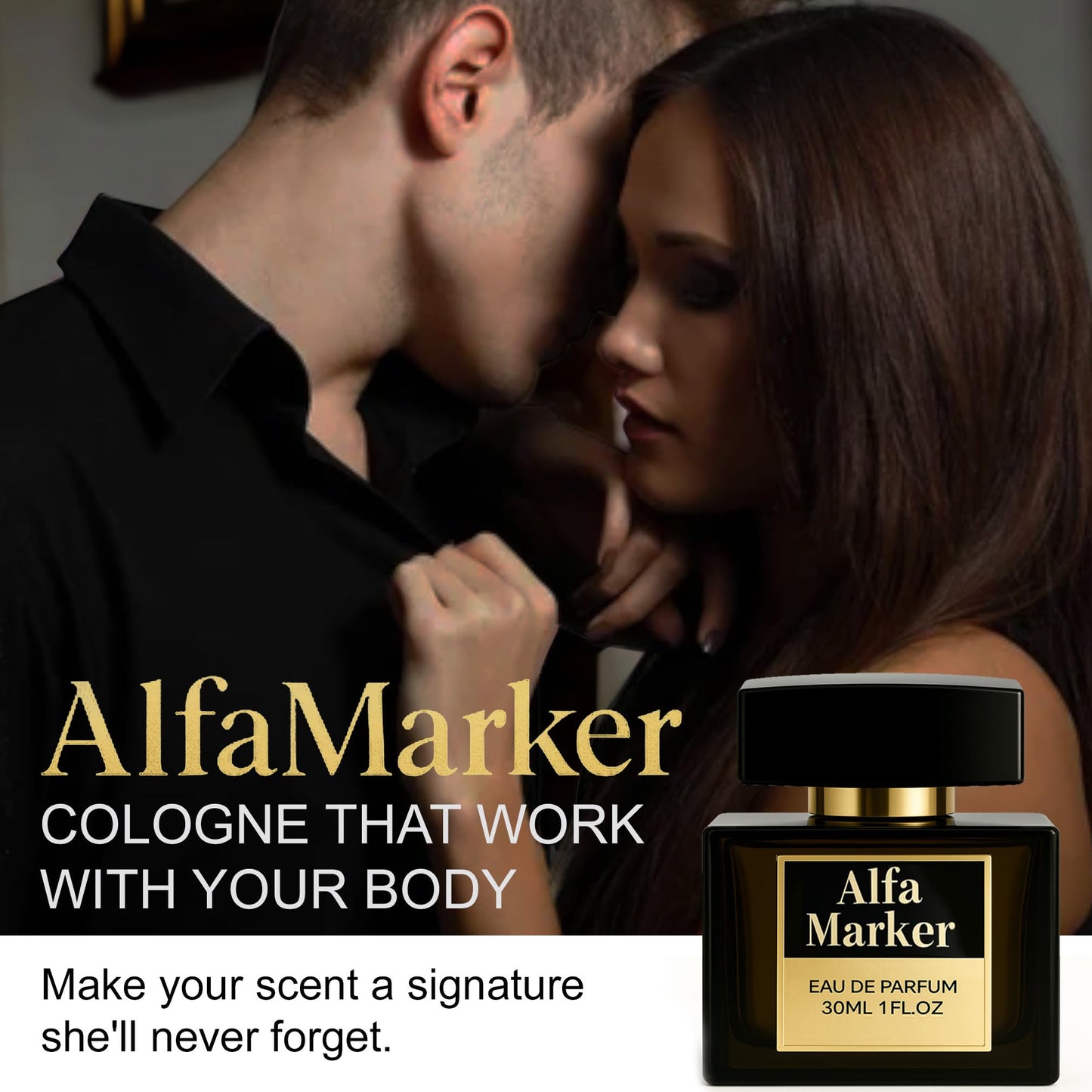 ALFAMARKER Cologne for Men - Perfume for Men, Original Formula, Long Lasting Premium Scent, Spray