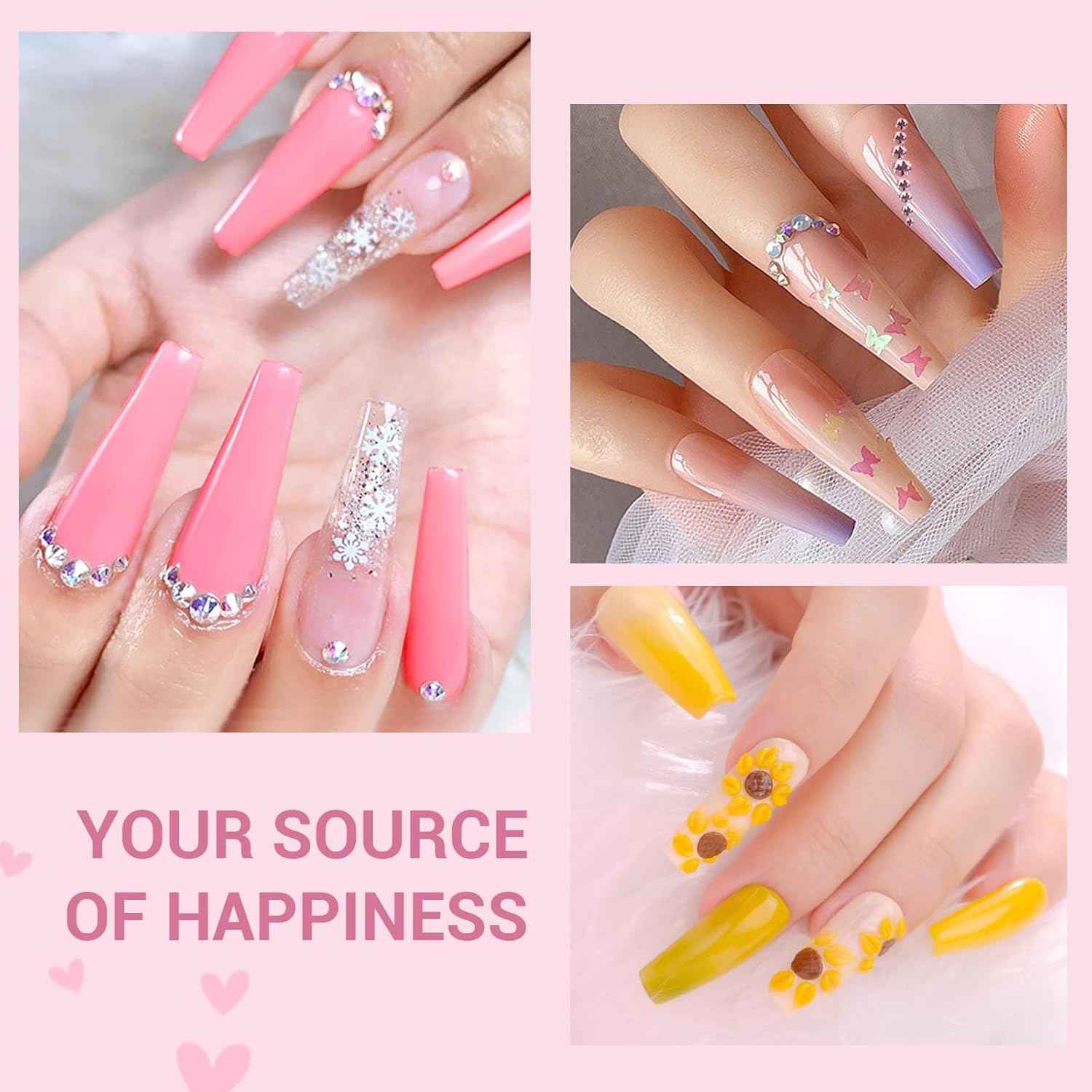 SAVILAND Acrylic Nail Kit - Professional Nail Forms & Tools for Salon Quality Nails