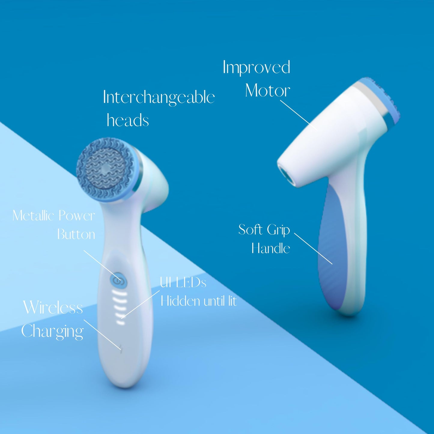 Nu Skin ageLOC LumiSpa iO System | Facial Cleansing Device | Blue