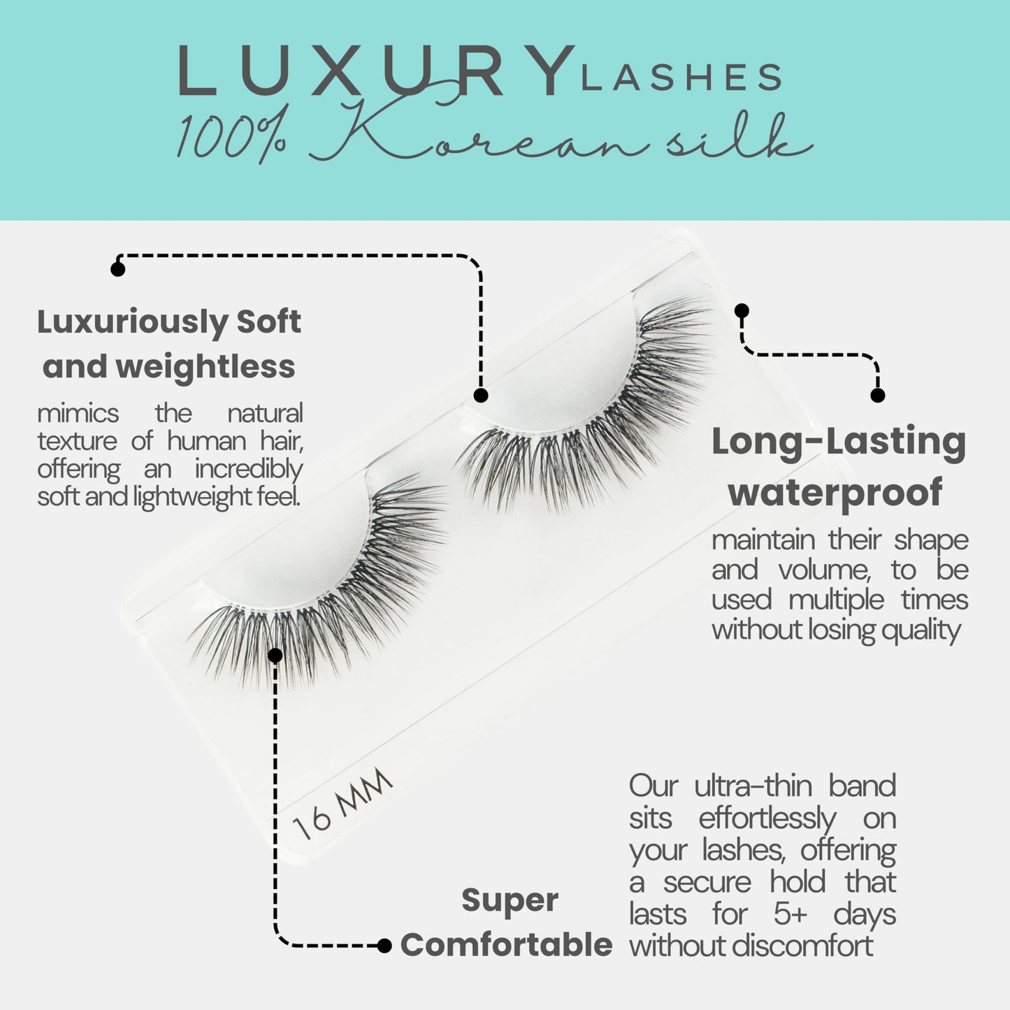 GAZELLE Lash Cluster Kit with Bond, Sealer, Remover & Tweezer – 3-Pack DIY Eyelash Extensions (10-12-14mm) – Wispy Korean PBT Lashes, Reusable, Salon-Style at Home, Lasts 10 Days, 30 Lashes