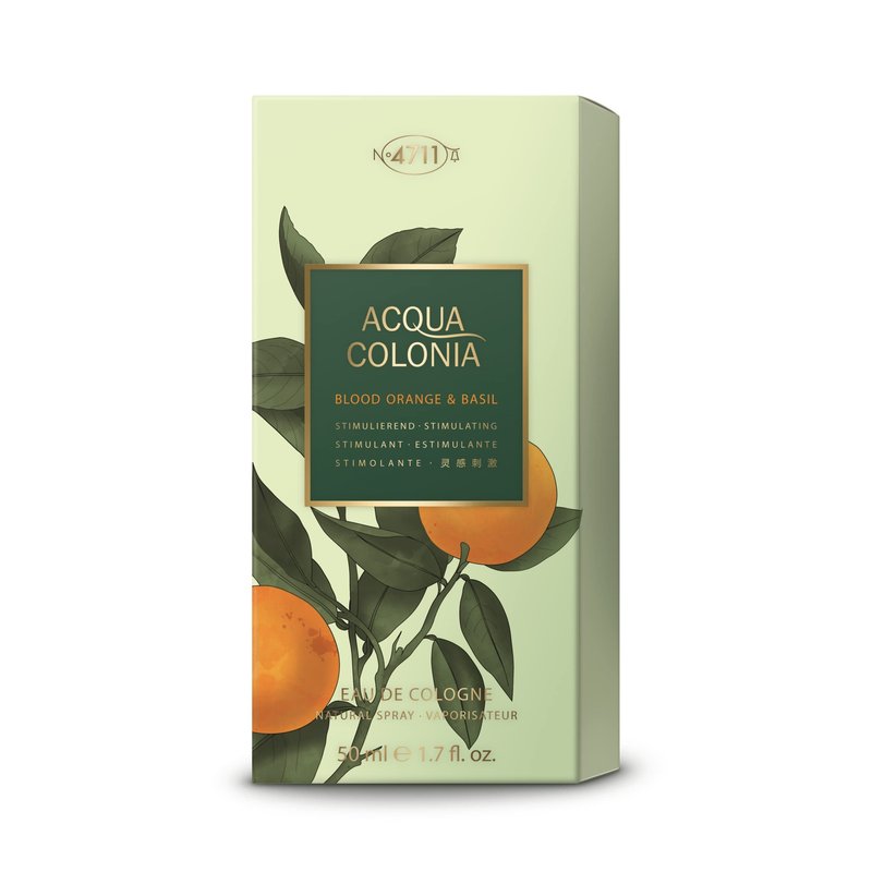 4711 Acqua Colonia Blood Orange and Basil by Muelhens for Men - 1.7 oz EDC Spray