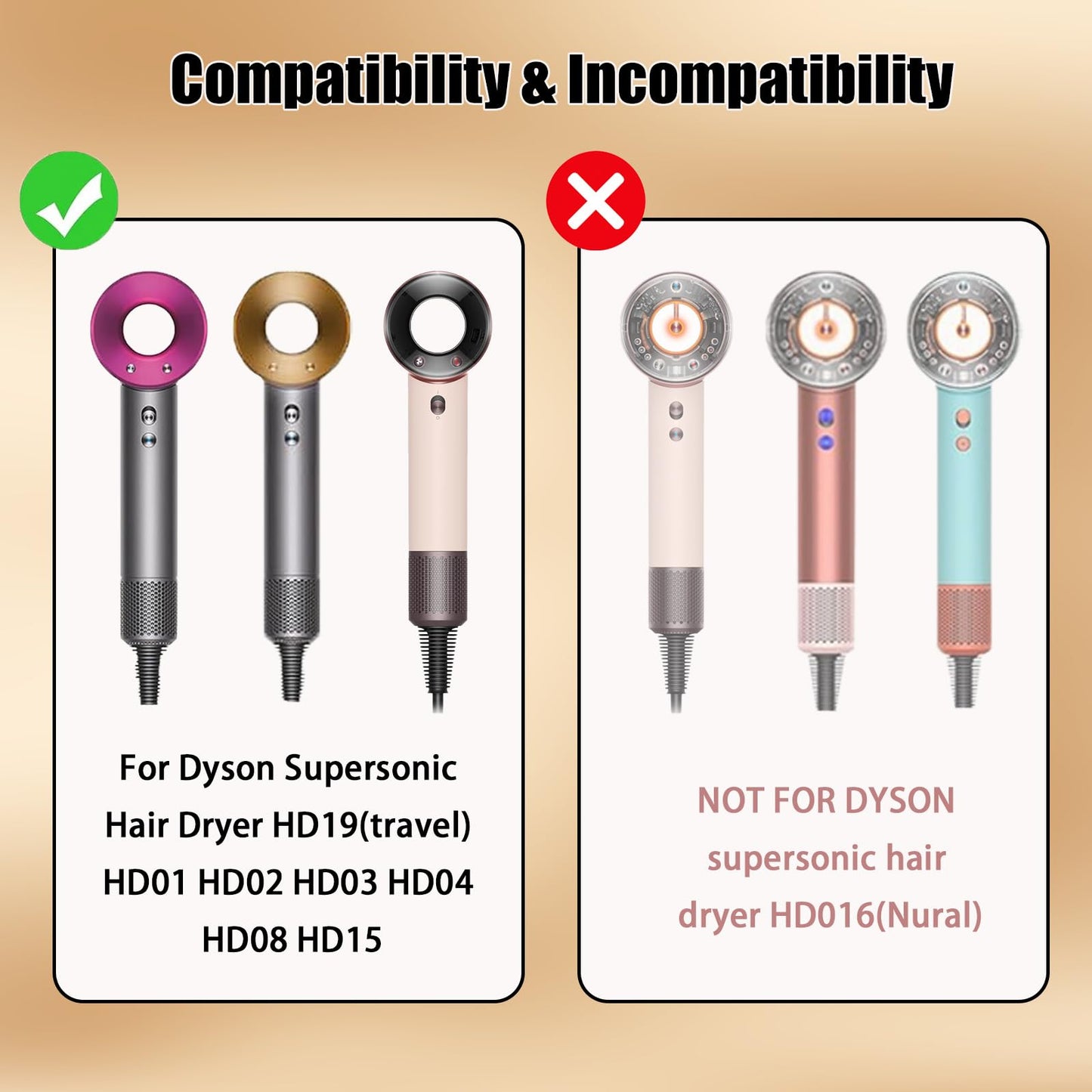 Wave Curl Diffuser Nozzle Attachment for Dyson Supersonic Hair Dryer HD19(Travel) HD01 HD02 HD03 HD04 HD08 HD15, Dome and Diffuse Modes, Fast Drying Wave Curly Thick, Enhanced Curl Definition, Grey