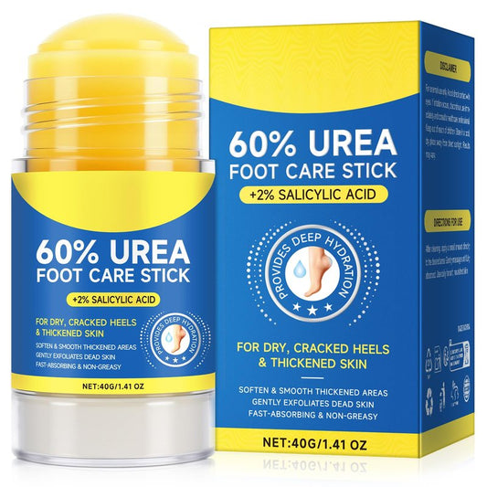 CFXYHNOX 60% Urea with 2% Salicylic Acid Foot Care Stick, Urea Foot Cream Moisturizer for Dry Cracked Feet, Knees, Elbows, Hands, Moisturizes and Hydrates the Dry Skin 1Pack