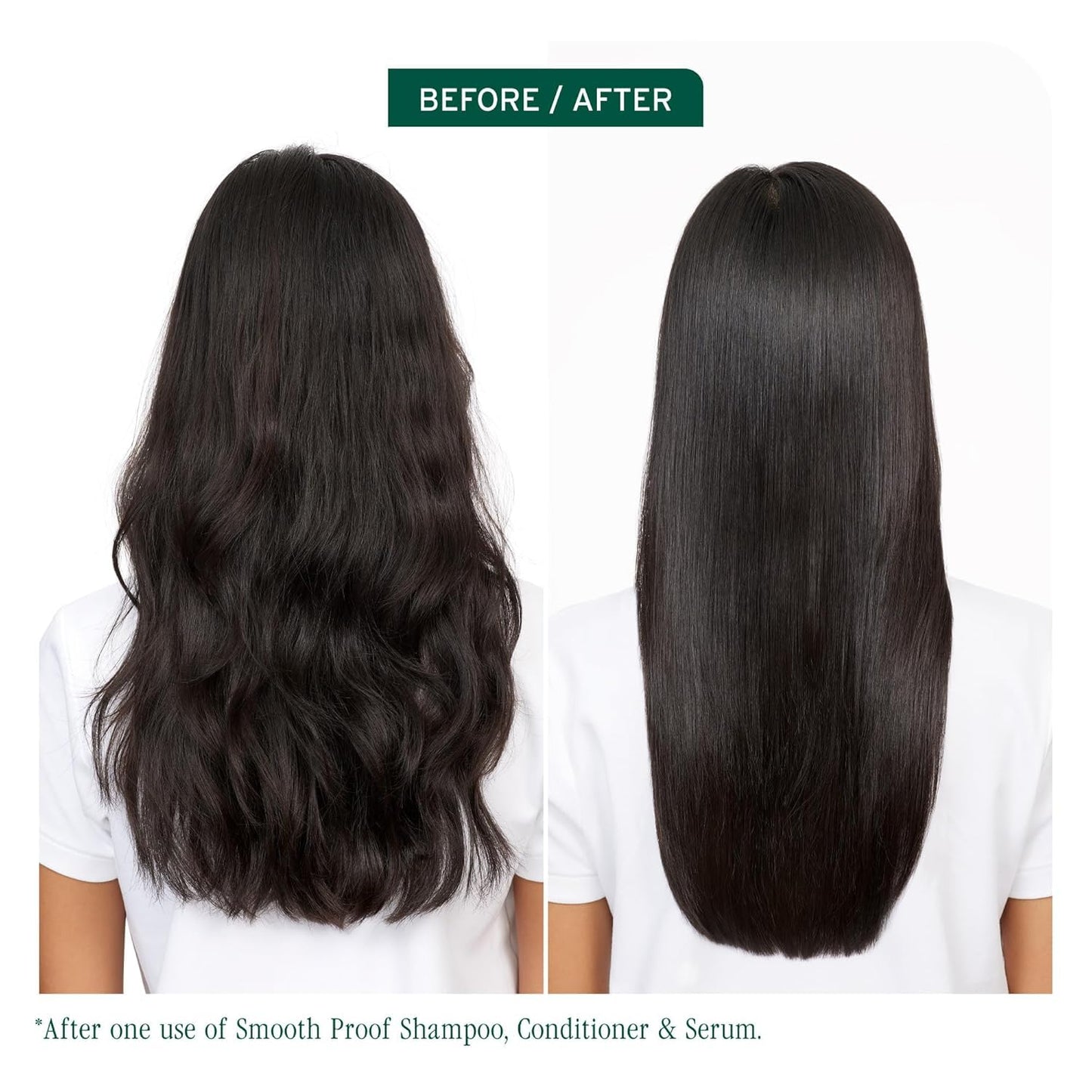 Biolage Smooth Proof Shampoo - Gently Cleanses and Adds Shine,Nourishes,Moisturizes & Tames Frizz,For All Frizzy Hair Types,With Camellia Oil & Glycerin,Vegan-& Paraben-Free,33.8 Fl Oz,(Pack of 2)