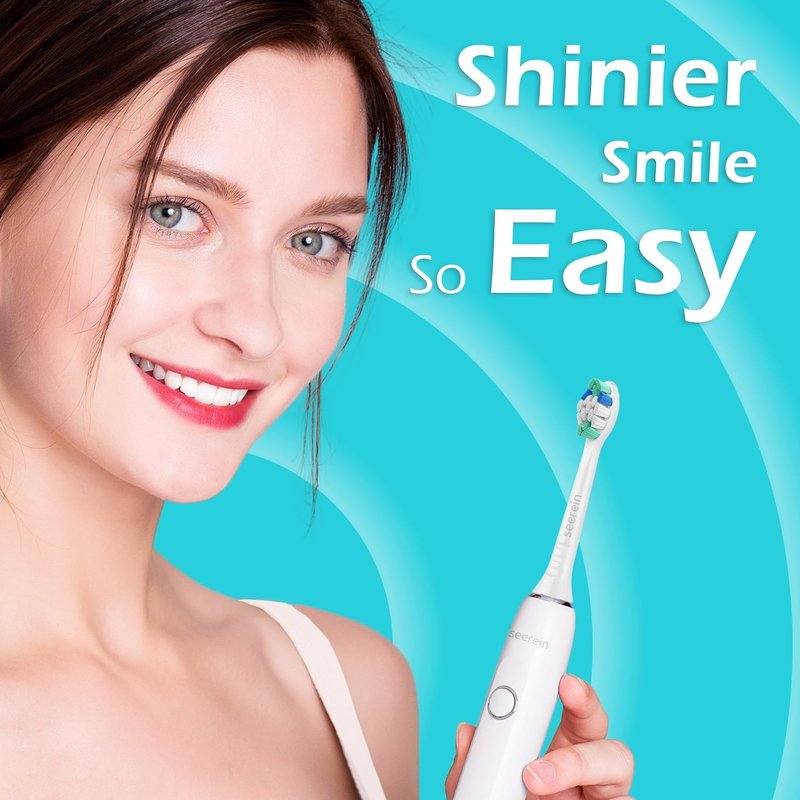 SEEREIN Compatible with Philips sonicare Replacement Heads, Fit Philips Sonicare Toothbrush Heads, Phillips Sonicare Replacement Brush Head C2 C1 G2 W W2 A3 G3 W3 DiamondClean 4100 6100, 10 Pack