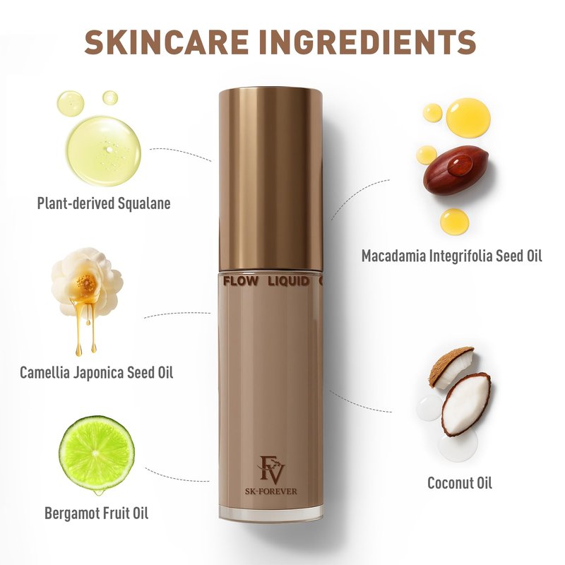 FV Cool Toned Liquid Contour Stick, Highly Pigmented, Blendable & Longwear with Hydrating Formula, Cream Contour Makeup For Naturally Sculpted Look, Vegan & Cruelty-free, 01 Cool Ash