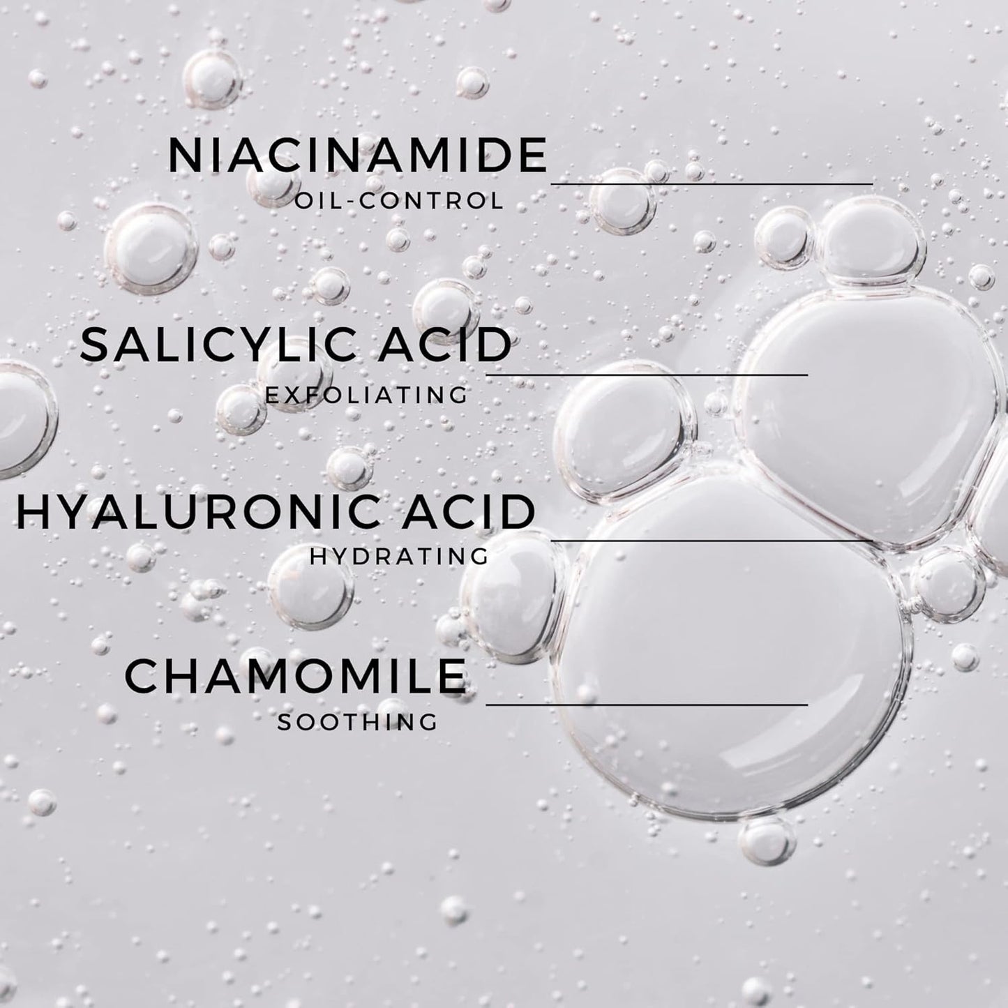Niacinamide Serum - Minimize Pores & Balance Sebum | Hydrating Formula with Salicylic & Hyaluronic Acid - 1 oz
