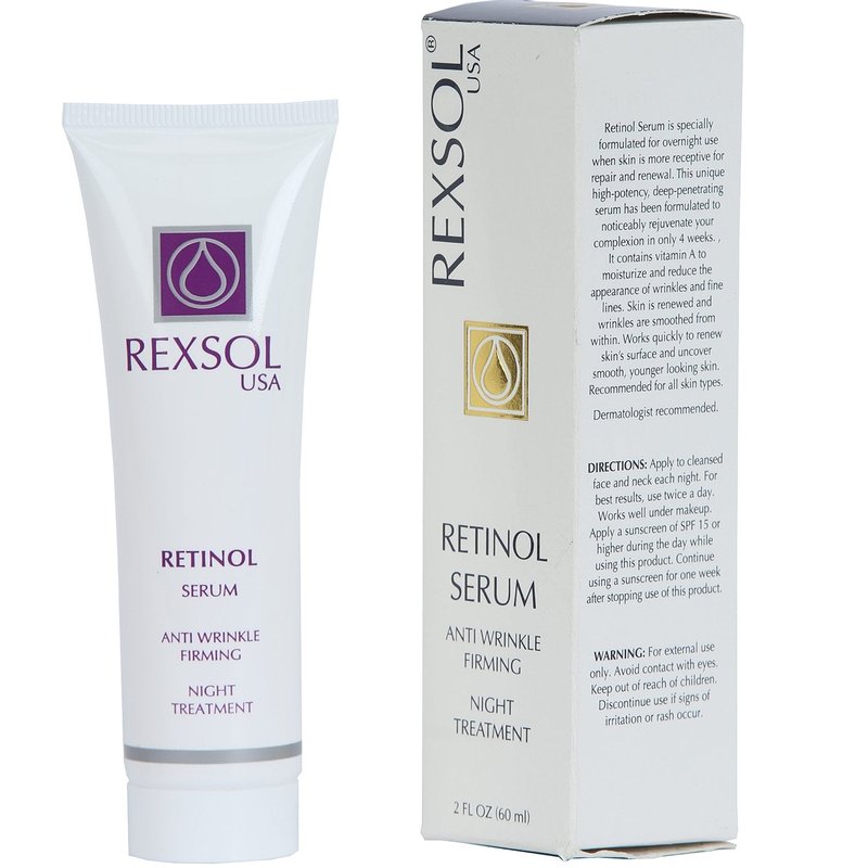 Retinol Serum - Anti-Wrinkle Firming Treatment | Pure Vitamin C & Retinol for Deep Wrinkles | 2 FL OZ