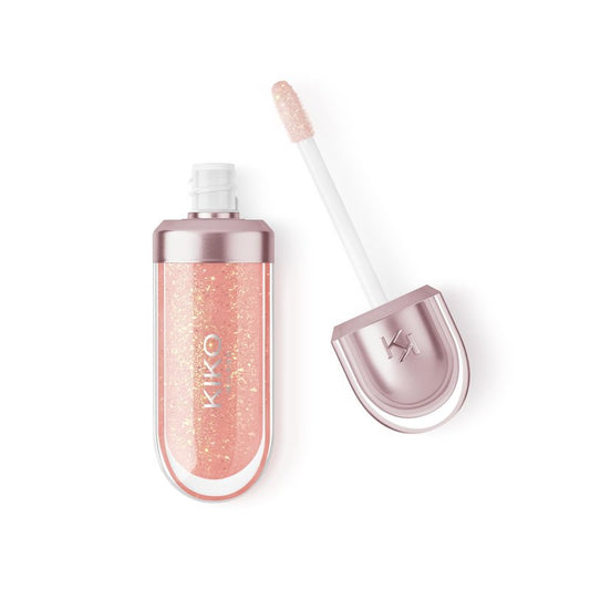 Kiko Milano 3D Hydra Lip Oil – Hydrating, Nourishing, High-Shine Lip Treatment, Non-Sticky, Moisturizing Formula with Vitamin E – 02 Atomic Orange – 6.5ml