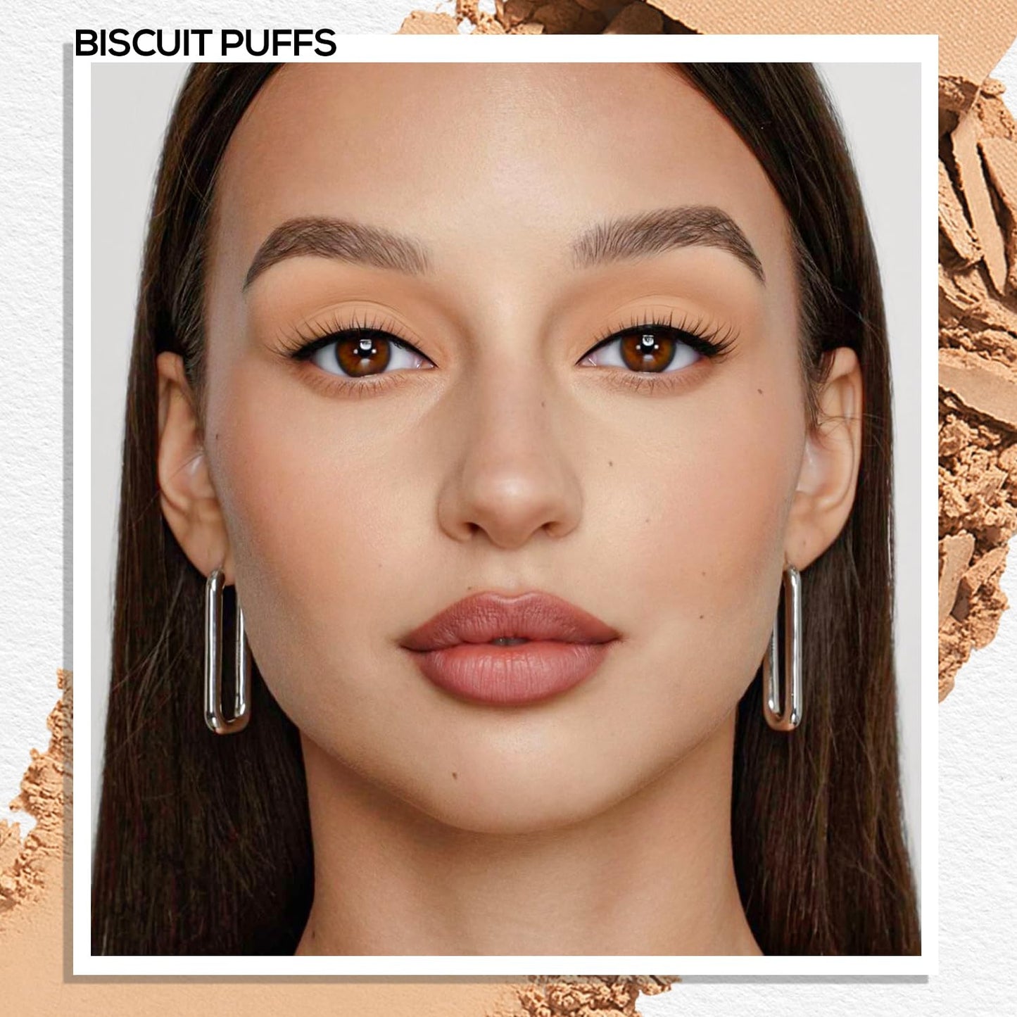 MAKI YIKA Puff Nude Eye Shadow Palette Matte Single for Women Nude Eyeshadow