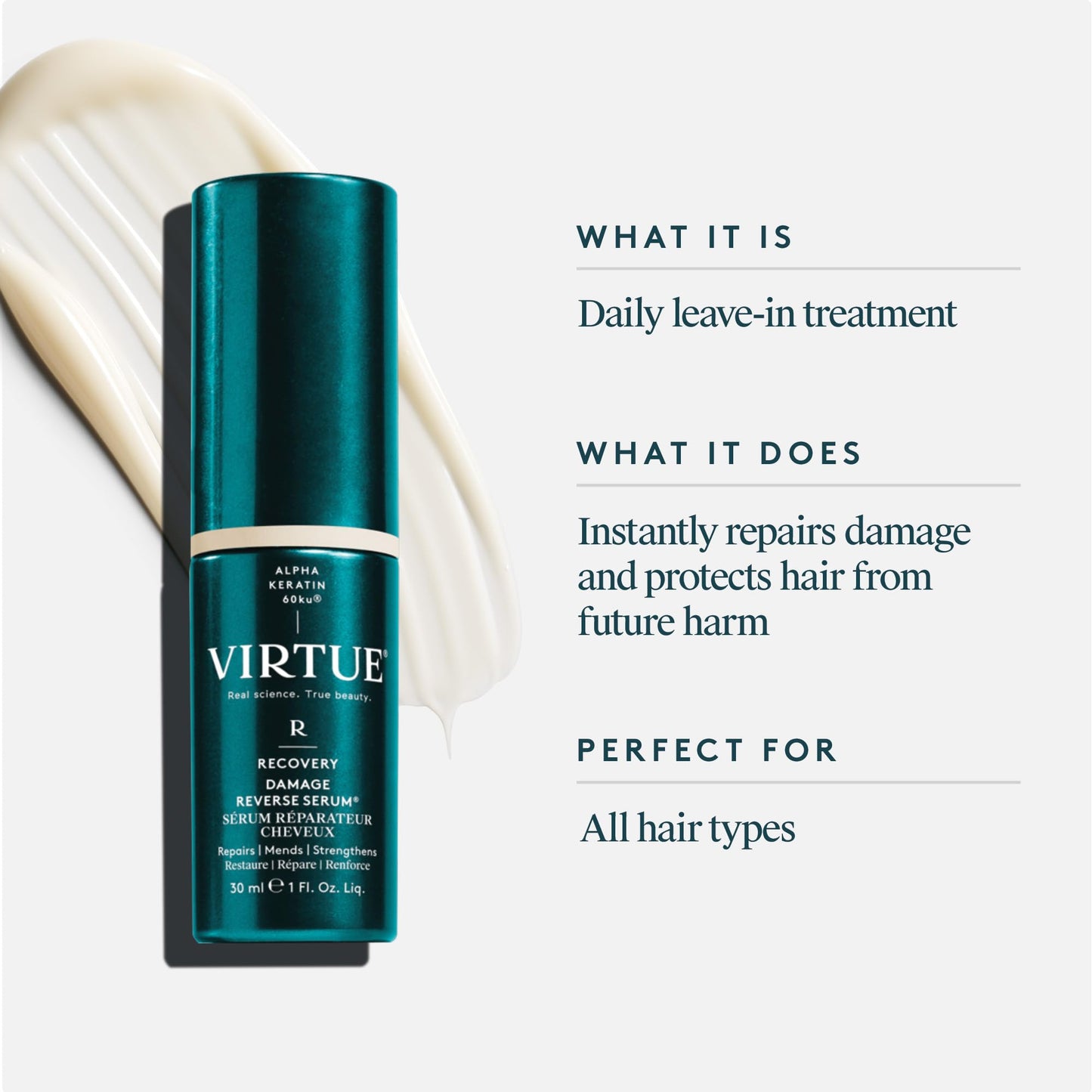VIRTUE Recovery Damage Reverse Hair Serum